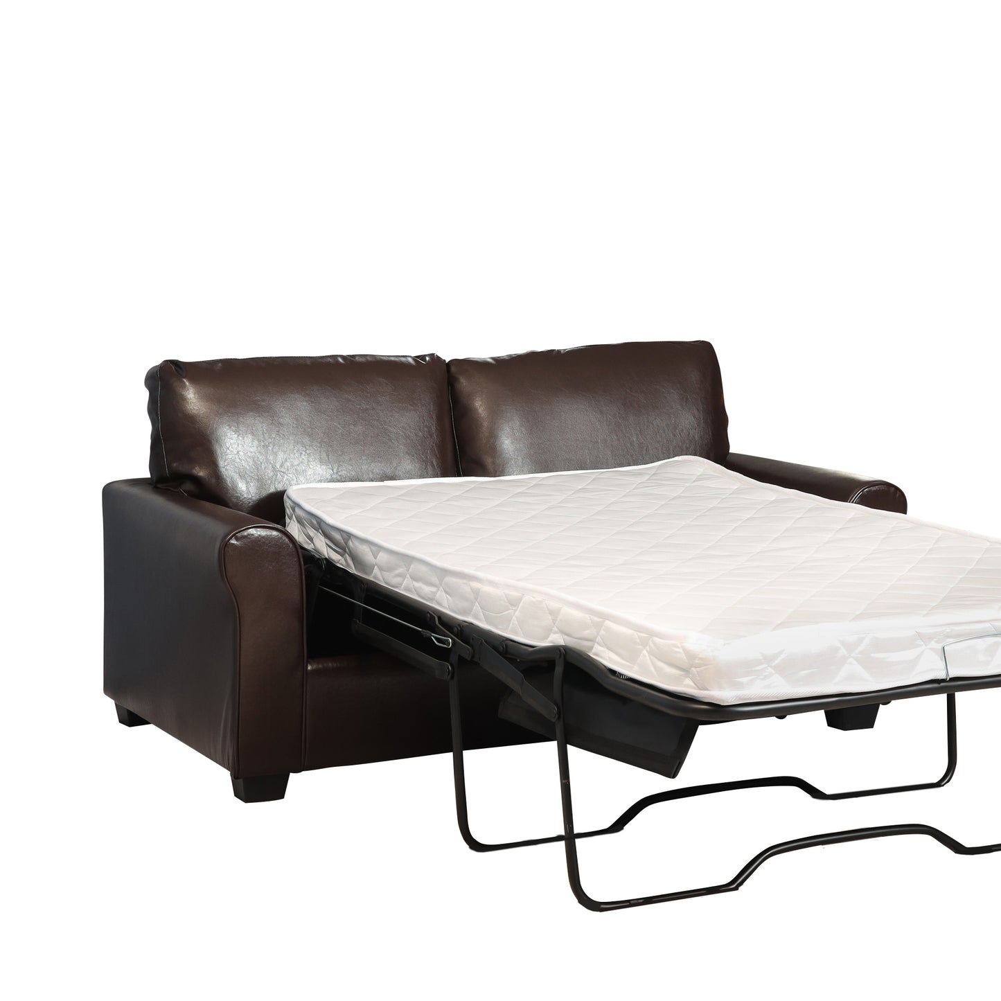 44 - 9015 - BL Leather Sofabed