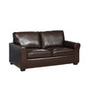 44 - 9015 - BL Leather Sofabed