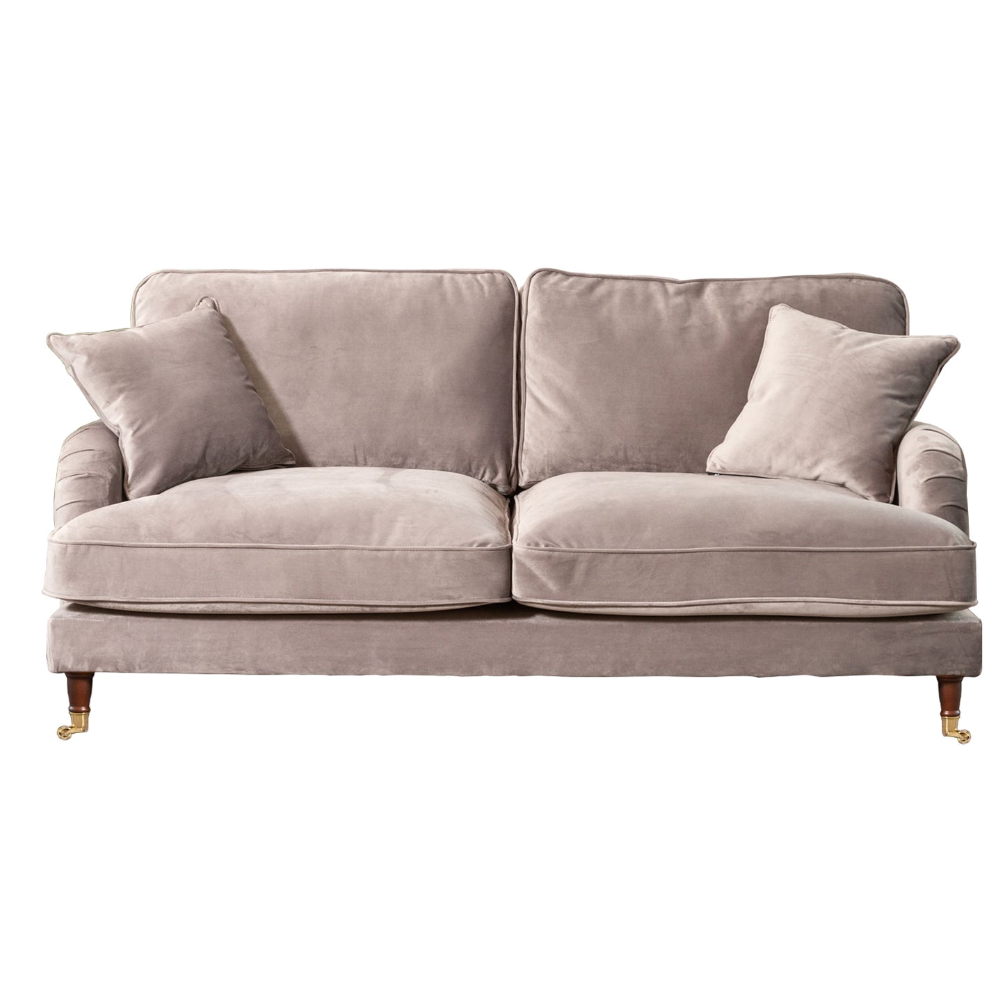 RR - 1977 - VF Velvet 3 Seat Sofa