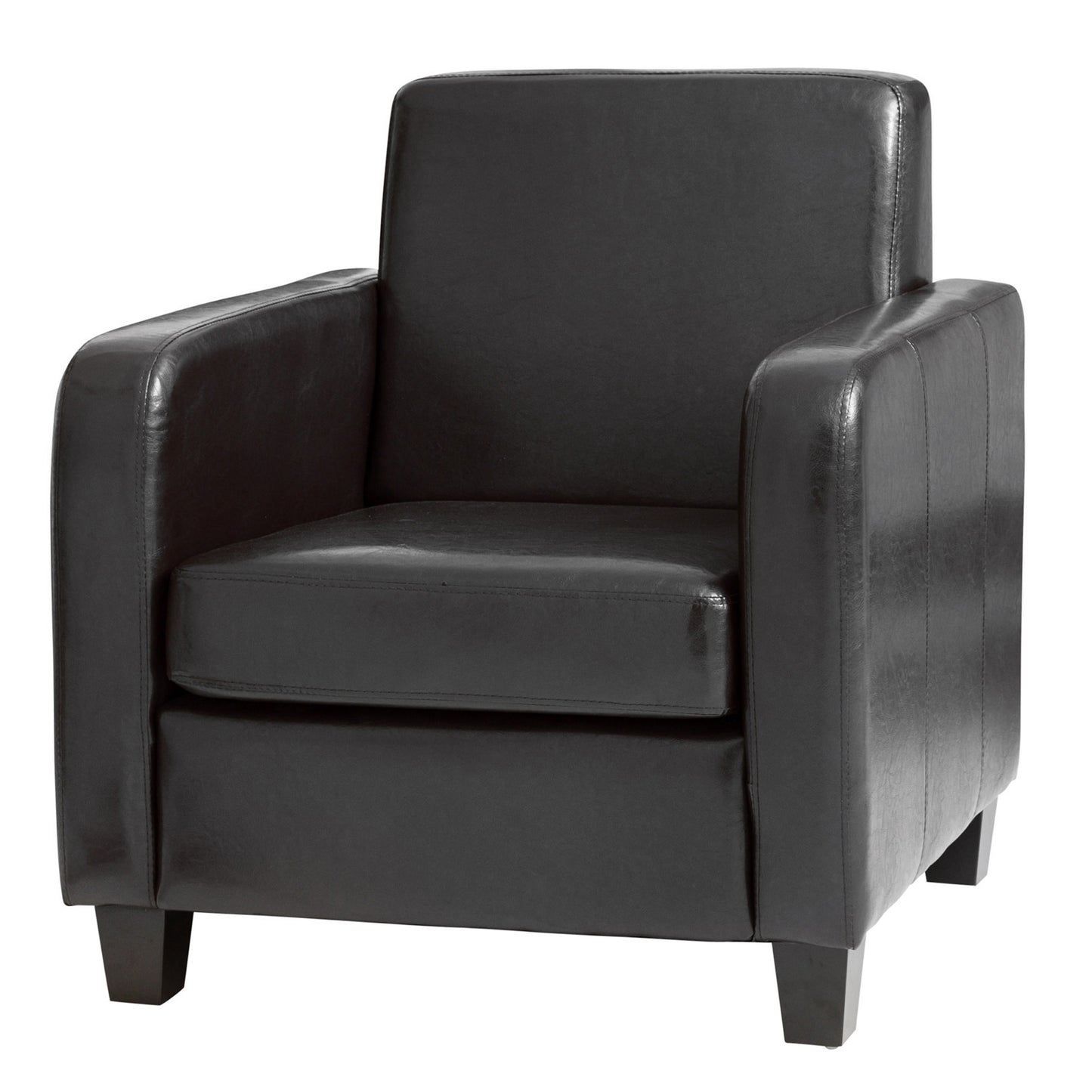 44 - 2030 - PU Faux Leather Armchair