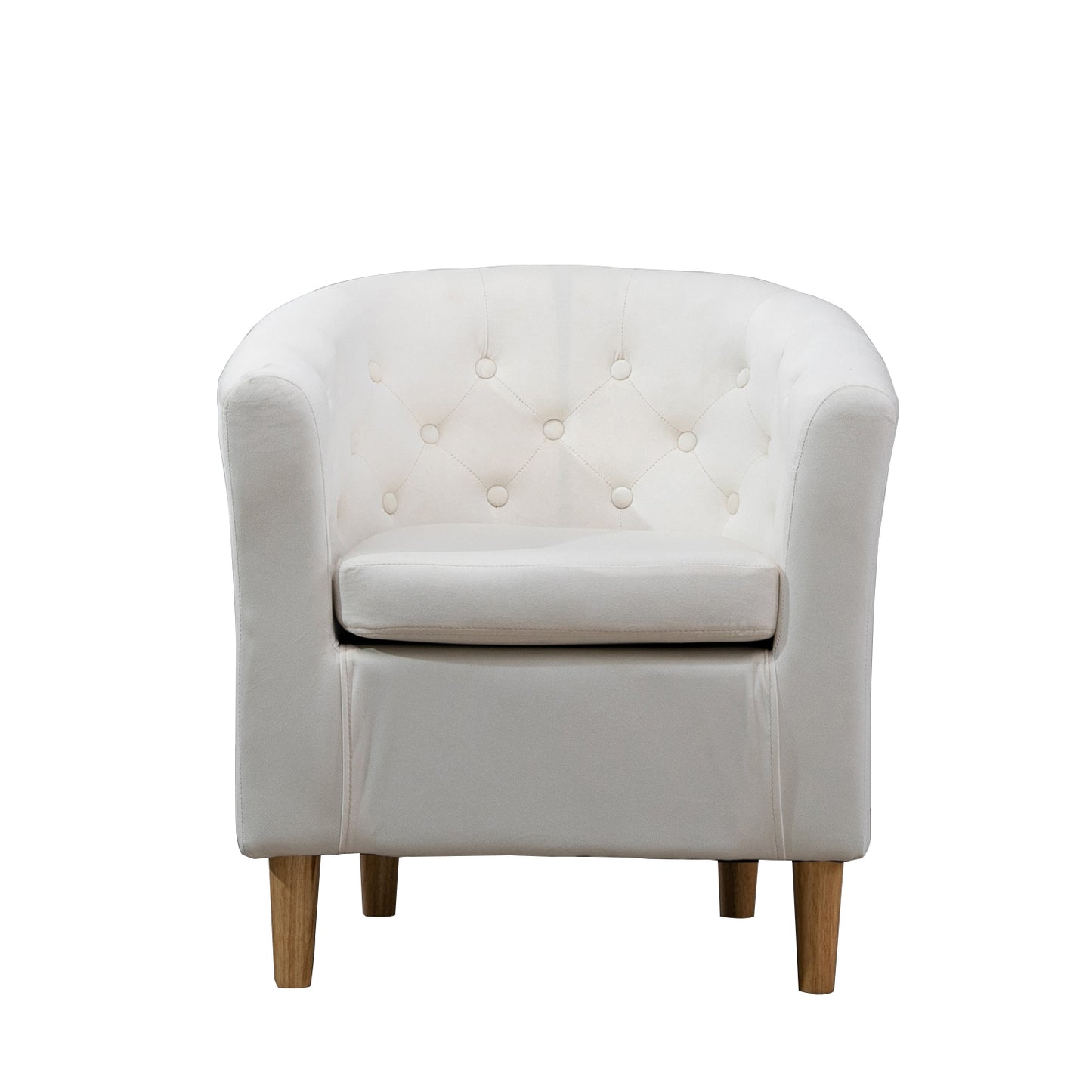 44 - 2057 Studded Light - VF Velvet Tub Chair