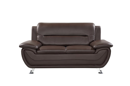 22 - 1089 - BL Leather 2 Seat Sofa
