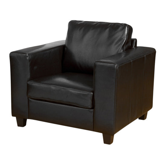 22 - 1096 - BB Leather Armchair