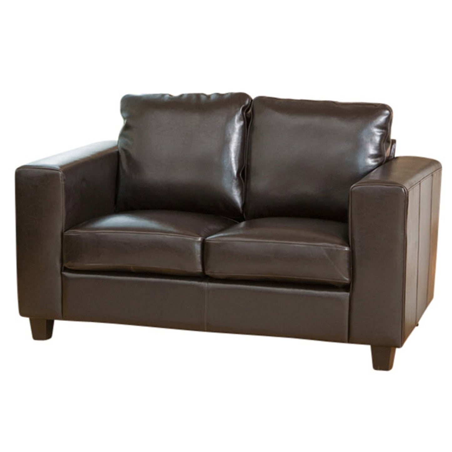 22 - 1096 - BB Leather 2 Seat Sofa