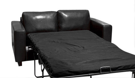 22 - 1096  - BB Leather Sofabed
