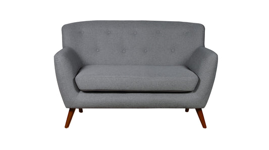 22 - 1327 Dark - TF Fabric 2 Seat Sofa