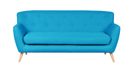 22 - 1327 Light - TF Fabric 3 Seat Sofa