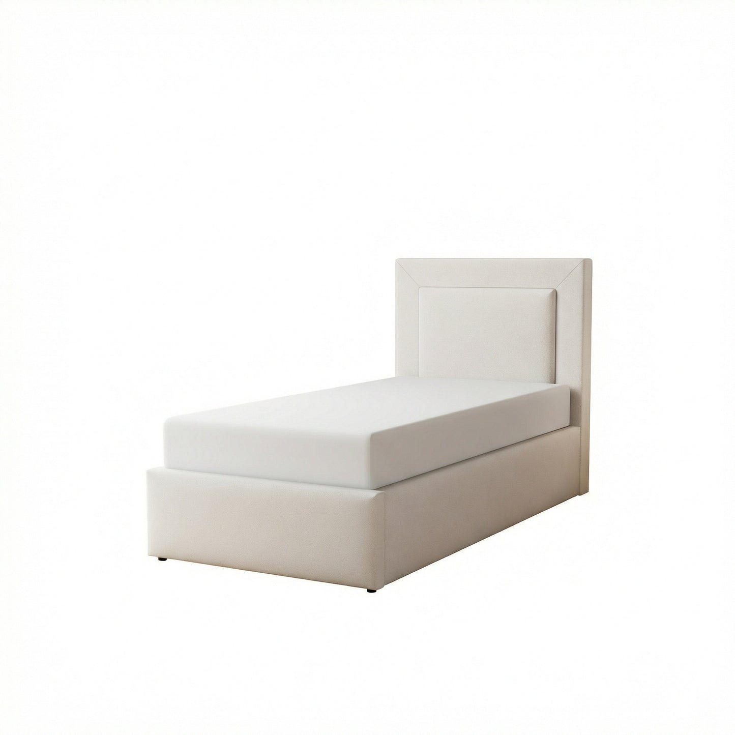 MM - 25003 - Single Fabric Ottoman Bed Frame