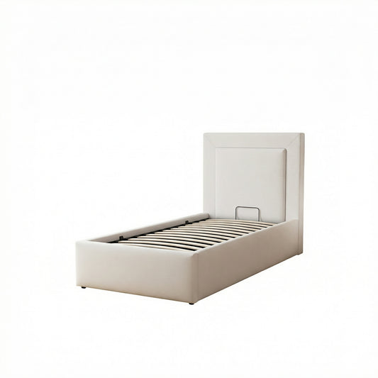 MM - 25003 - Single Fabric Ottoman Bed Frame