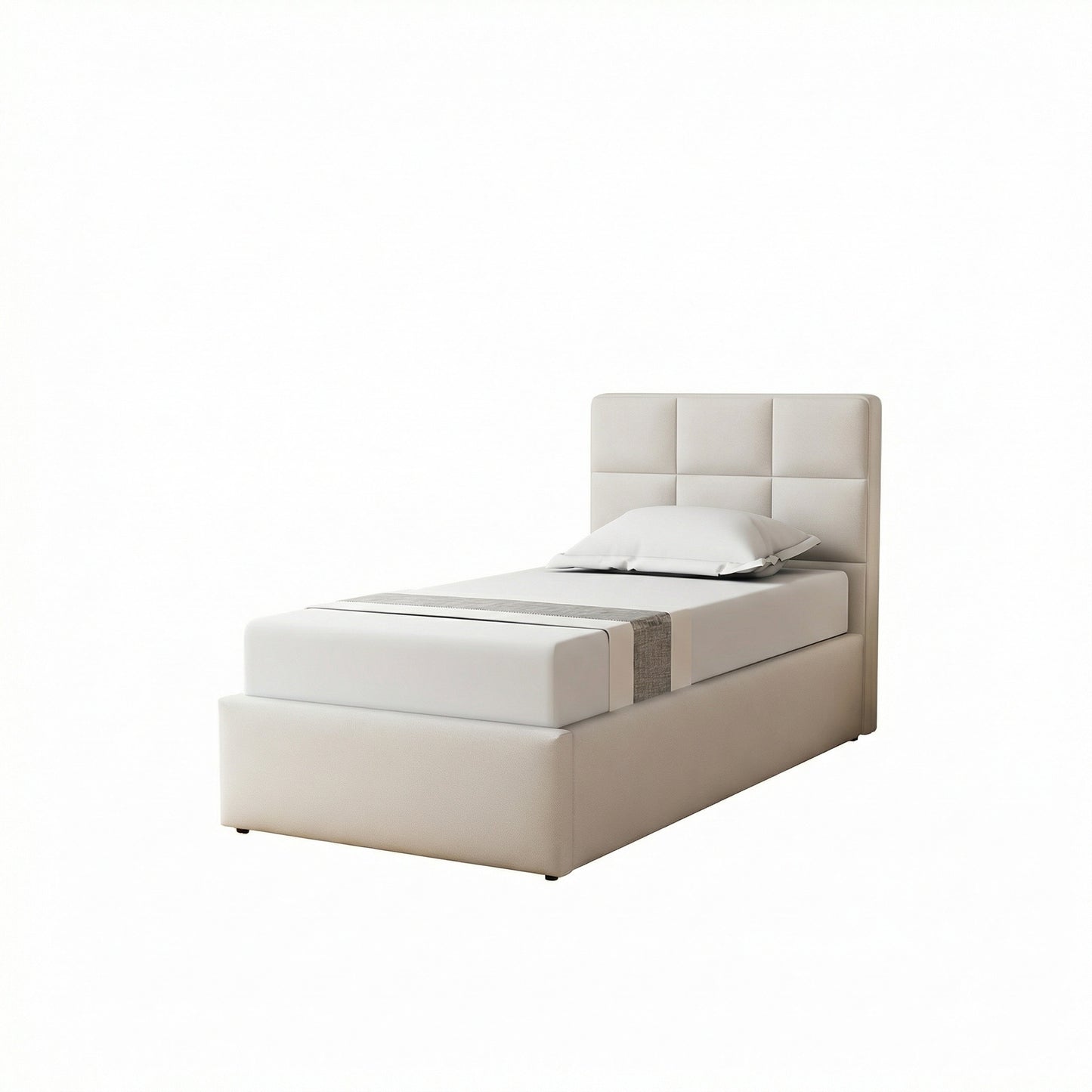 MM - 25004 - Single Fabric Ottoman Bed Frame