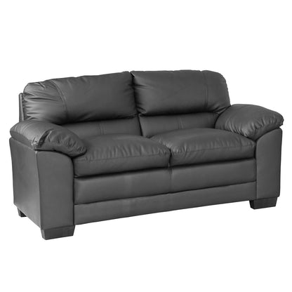 88 - 6071 - BL Leather 2 Seat Sofa