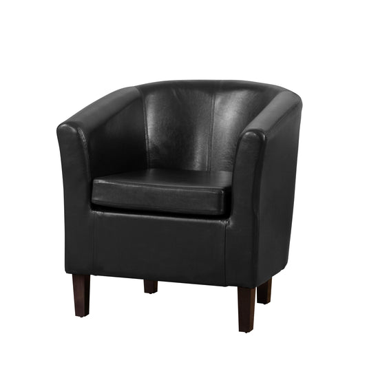 44 - 571 - PU Faux Leather Tub Chair