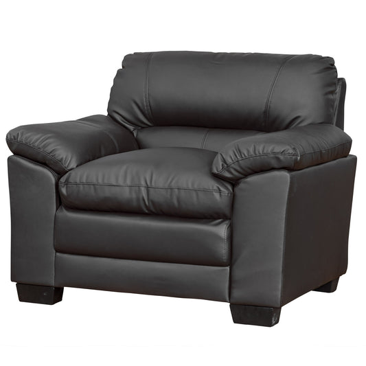 88 - 6071 - BL Leather Armchair