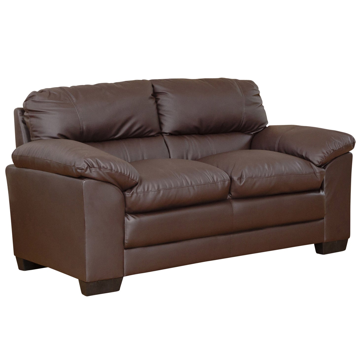 88 - 6071 - BL Leather 2 Seat Sofa