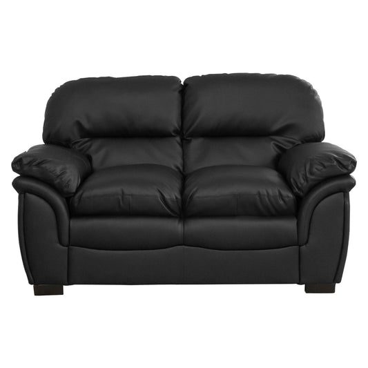 22 - 90150 - BL Leather 2 Seat Sofa