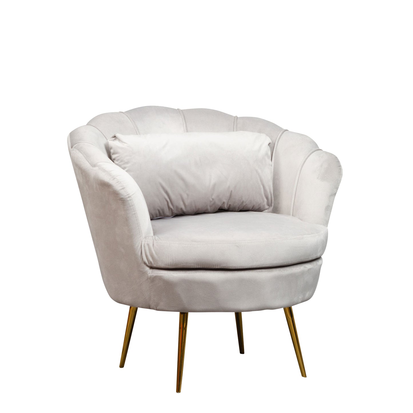 44 - 2065 - VF Velvet Petal Tub Chair