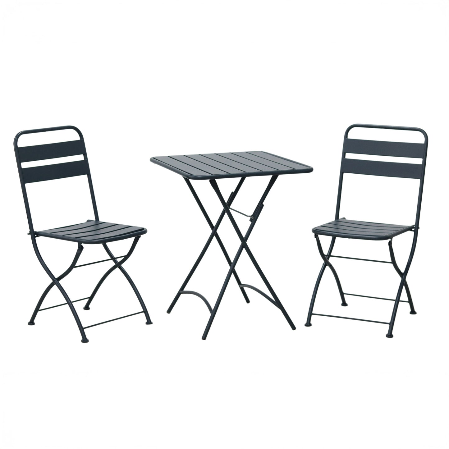 WW - 15109 - Folding Metal 2 Person Bistro Set