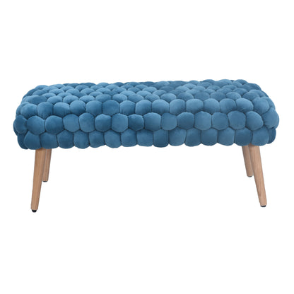 DF - 7018 - VF Velveteen Fabric Large Storage Ottoman