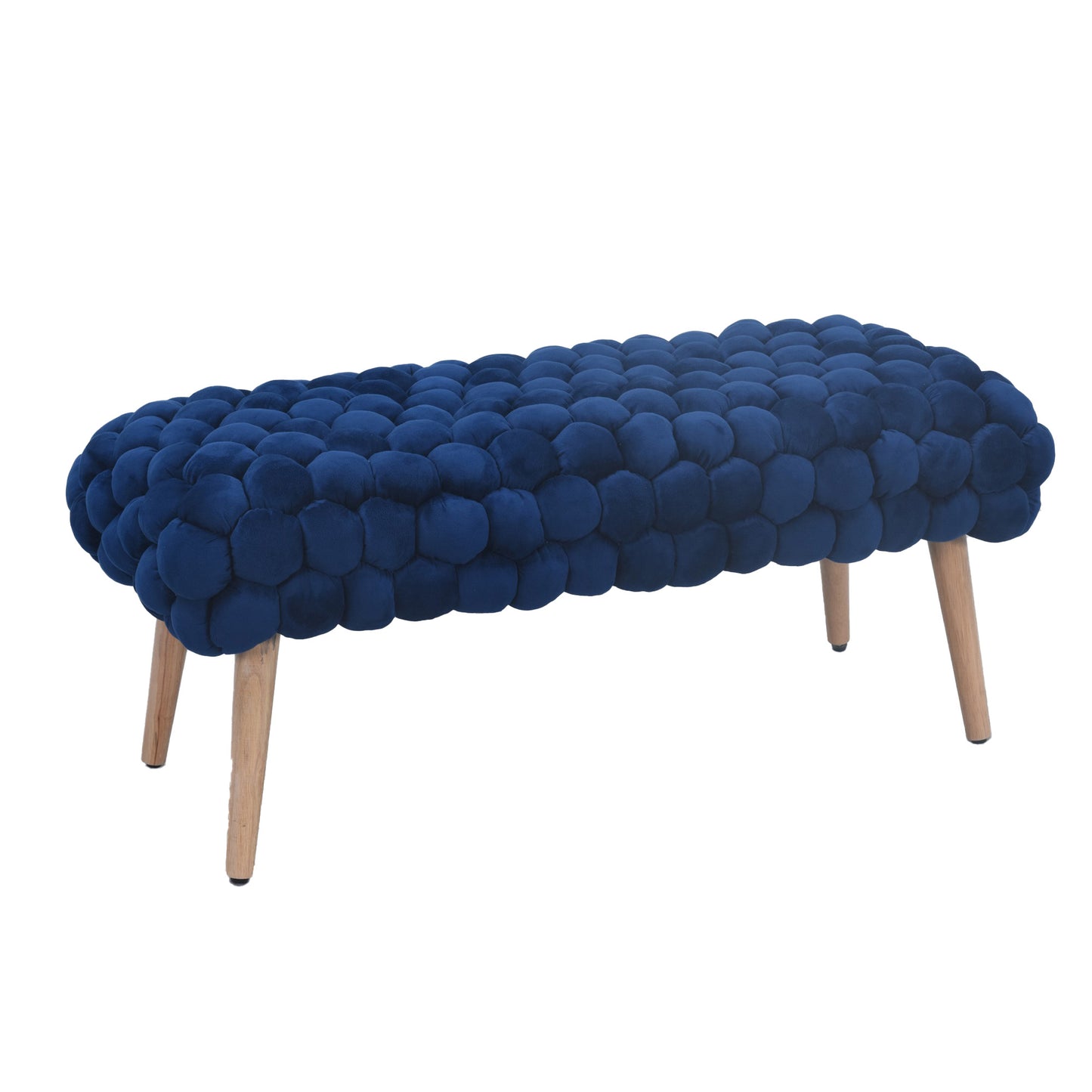 DF - 7018 - VF Velveteen Fabric Large Storage Ottoman