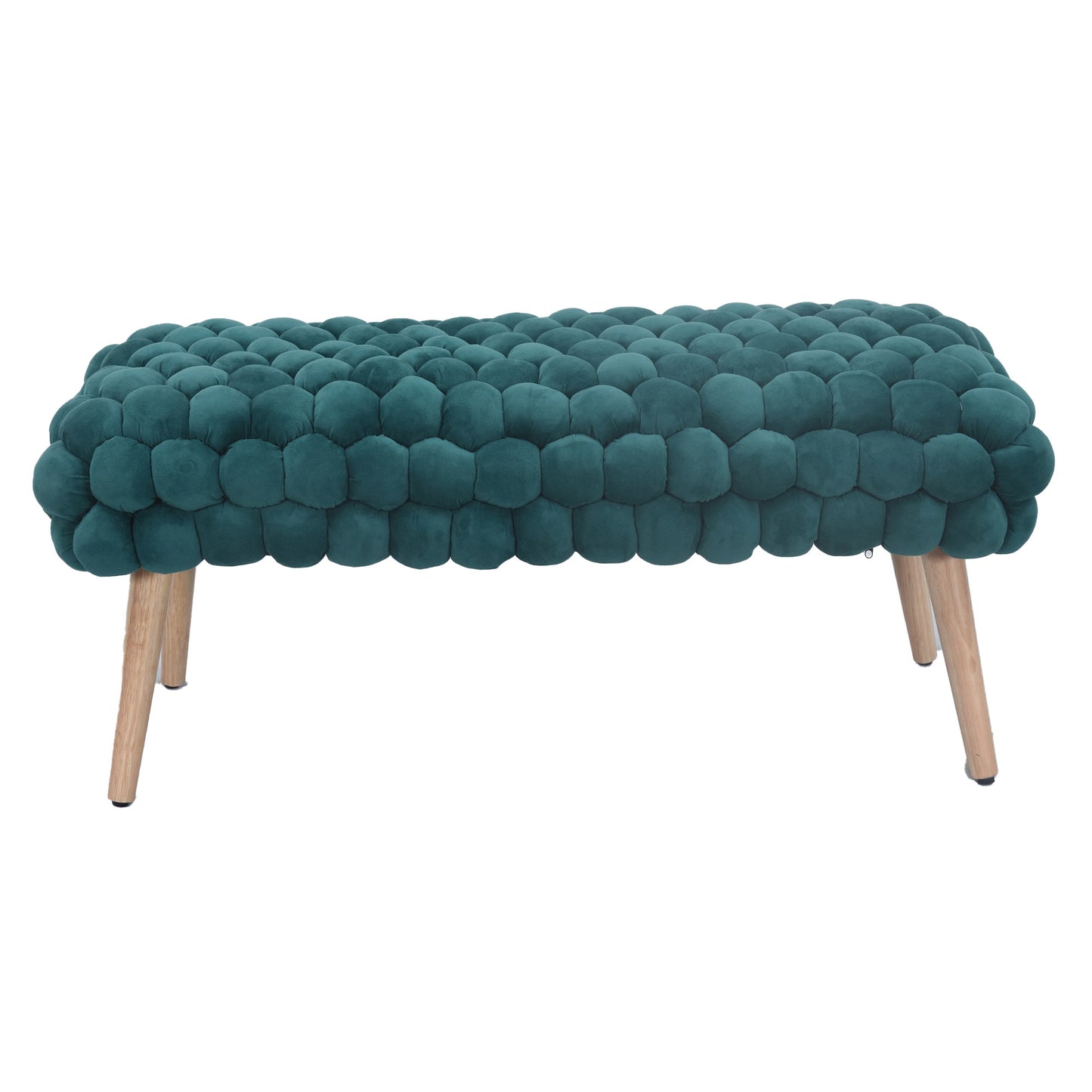 DF - 7018 - VF Velveteen Fabric Large Storage Ottoman