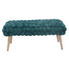 DF - 7018 - VF Velveteen Fabric Large Storage Ottoman