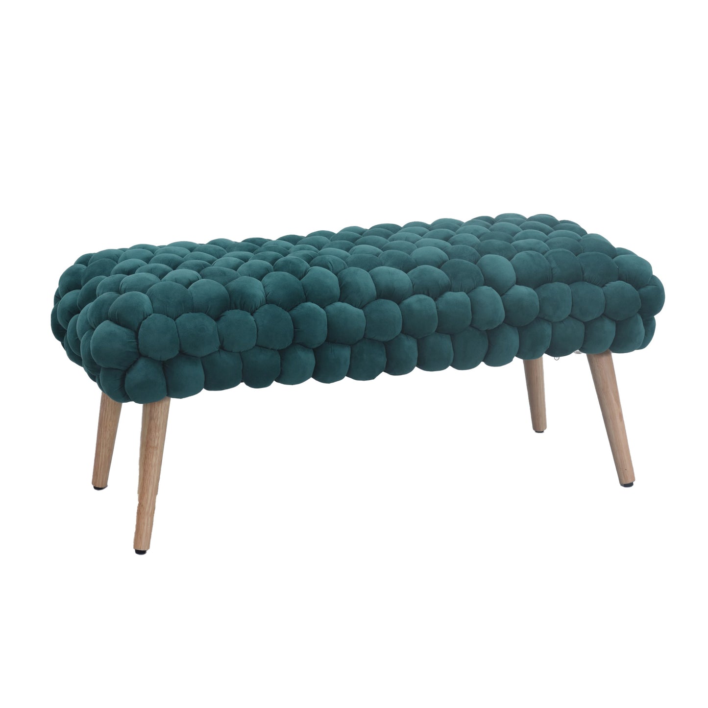 DF - 7018 - VF Velveteen Fabric Large Storage Ottoman