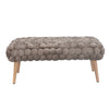 DF - 7018 - VF Velveteen Fabric Large Storage Ottoman