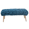 DF - 7018 - VF Velveteen Fabric Large Storage Ottoman