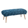 DF - 7018 - VF Velveteen Fabric Large Storage Ottoman