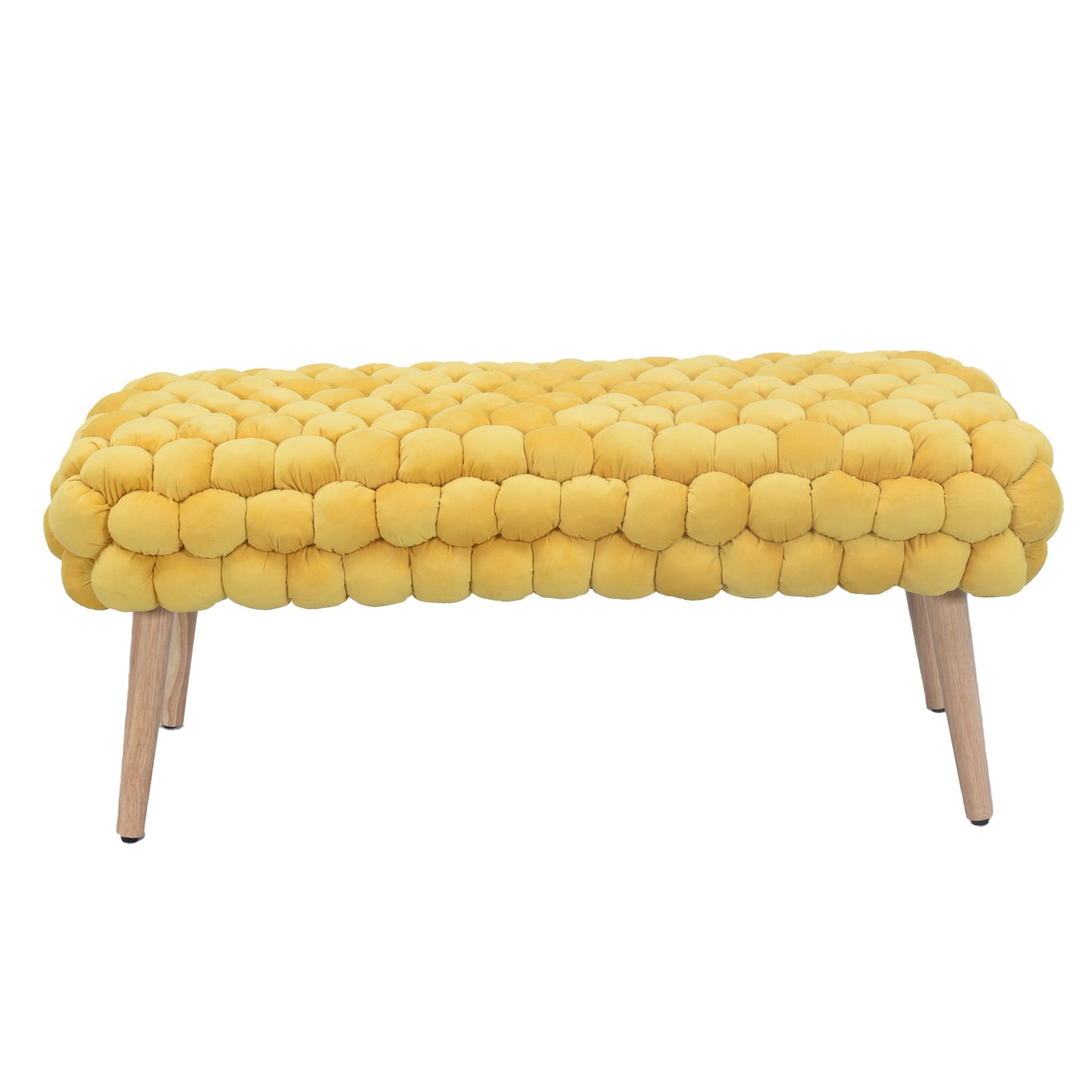 DF - 7018 - VF Velveteen Fabric Large Storage Ottoman