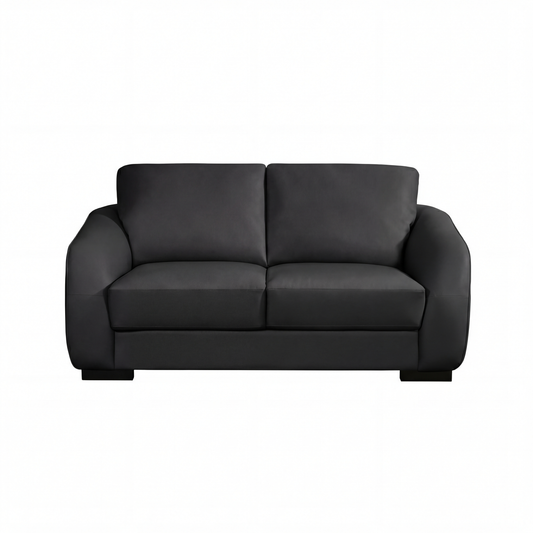 88 - 9283 - BL Leather 2 Seat Sofa