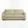 88 - 9283 - BL Leather 3 Seat Sofa