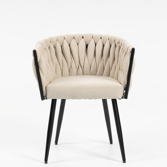 44 - 1920 - SF Fabric Dining Chairs- Set of 2