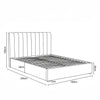 MM - 24204 - VF Velvet King Ottoman Bed Frame