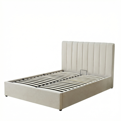 MM - 24024 - Double Fabric Ottoman Bed Frame