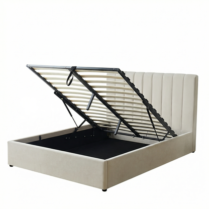 MM - 24024 - Double Fabric Ottoman Bed Frame