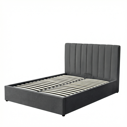 MM - 24024 - Double Fabric Ottoman Bed Frame