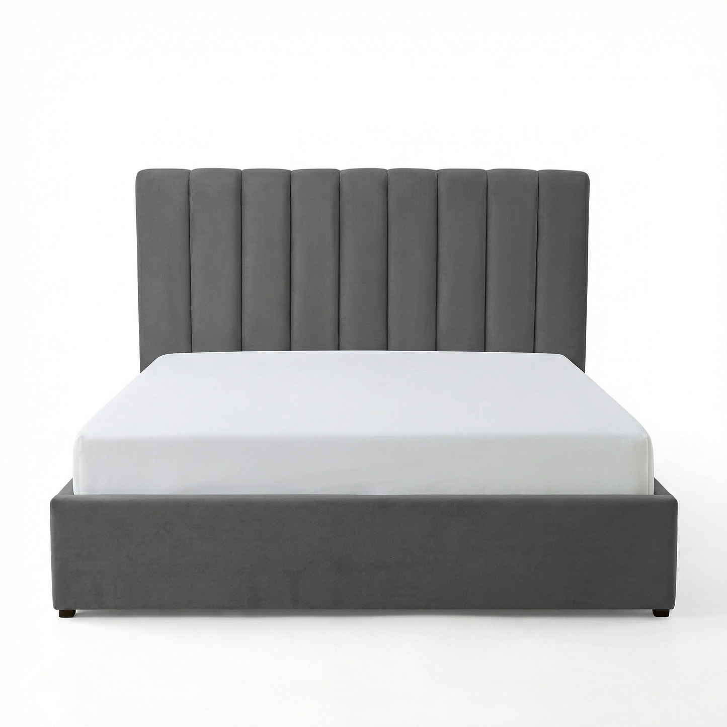 MM - 24204 - LF Fabric Double Ottoman Bed Frame