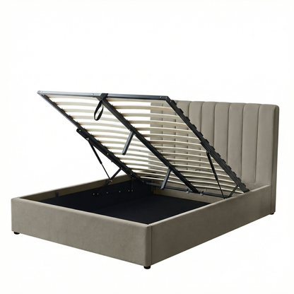 MM - 24024 - Double Fabric Ottoman Bed Frame