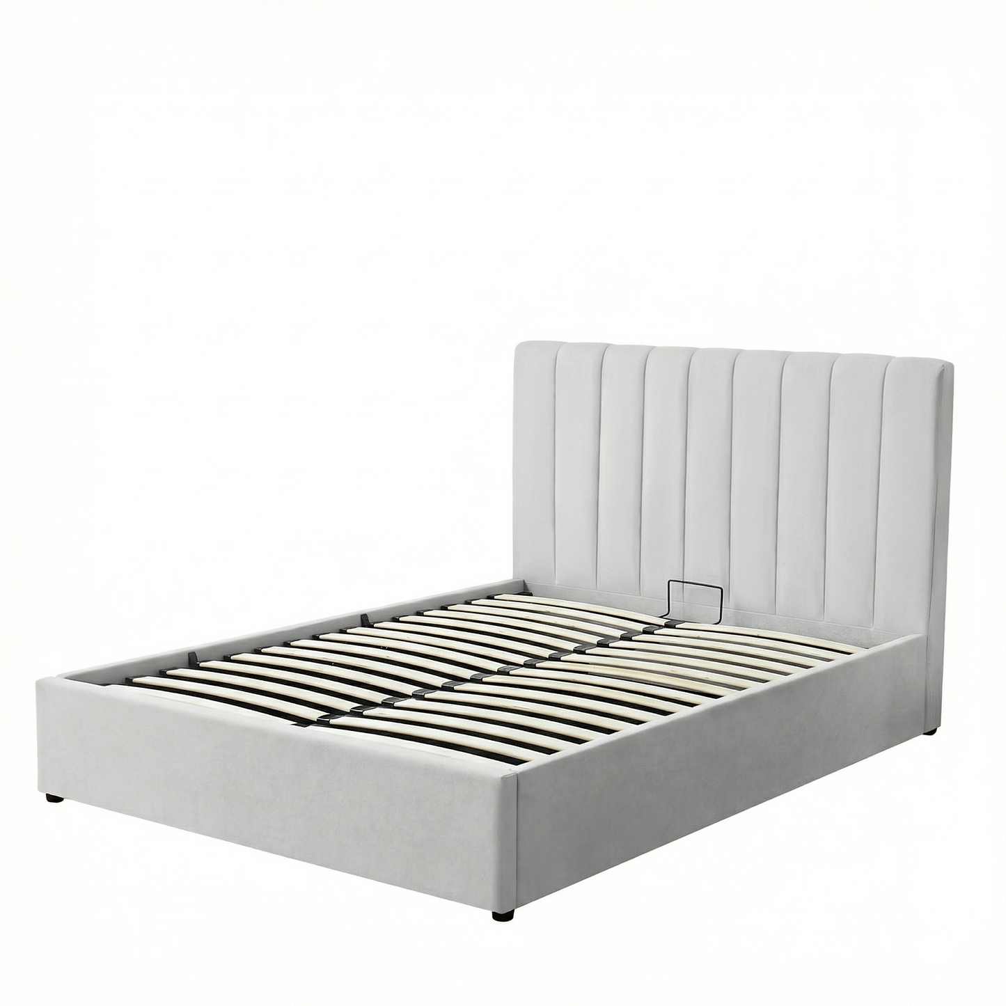 MM - 24204 - LF Fabric Double Ottoman Bed Frame