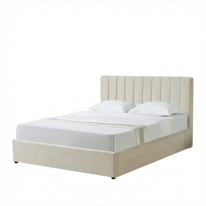 MM - 24204 - King Fabric Ottoman Bed Frame
