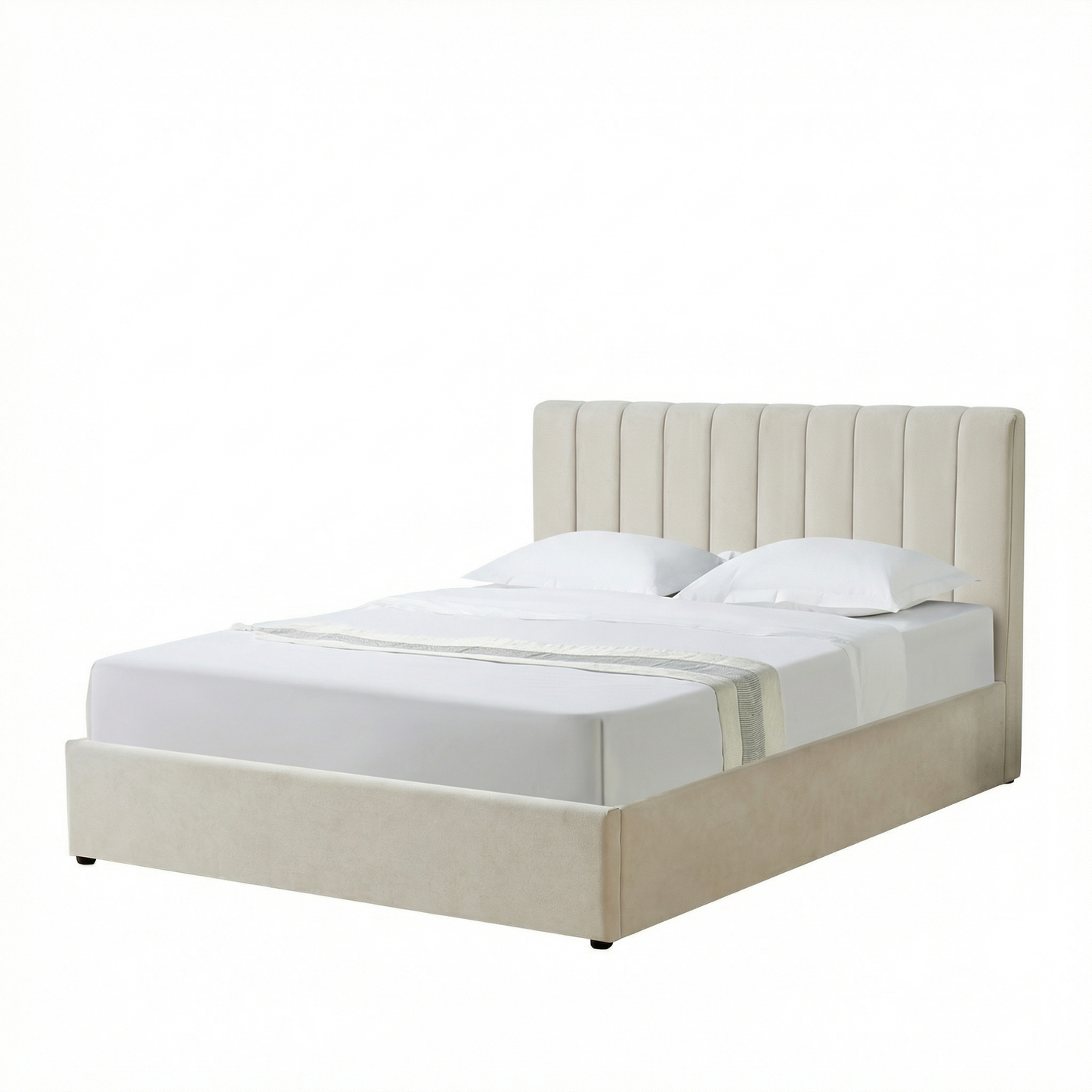 MM - 24204 - LF Fabric King Ottoman Bed Frame