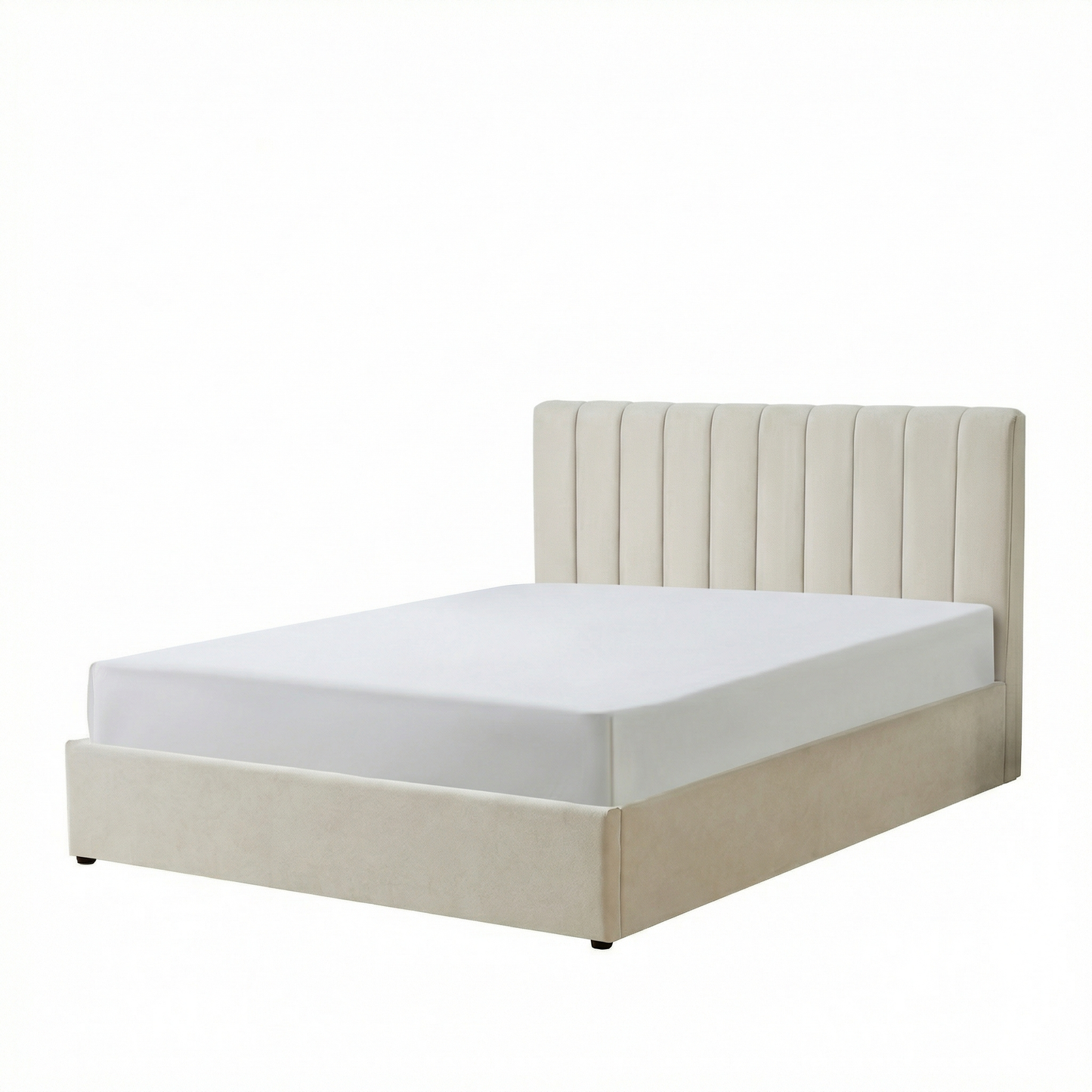MM - 24204 - LF Fabric King Ottoman Bed Frame