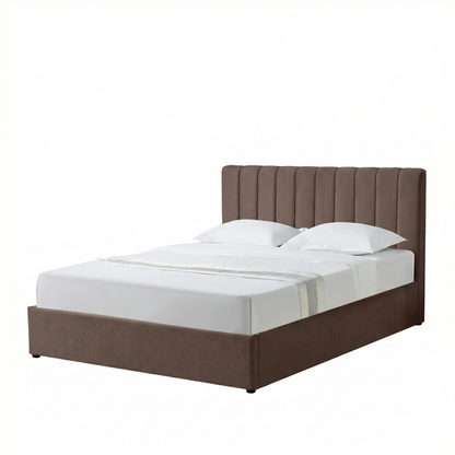 MM - 24204 - LF Fabric King Ottoman Bed Frame