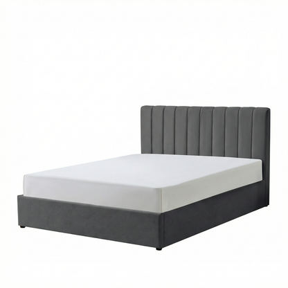 MM - 24204 - LF Fabric King Ottoman Bed Frame