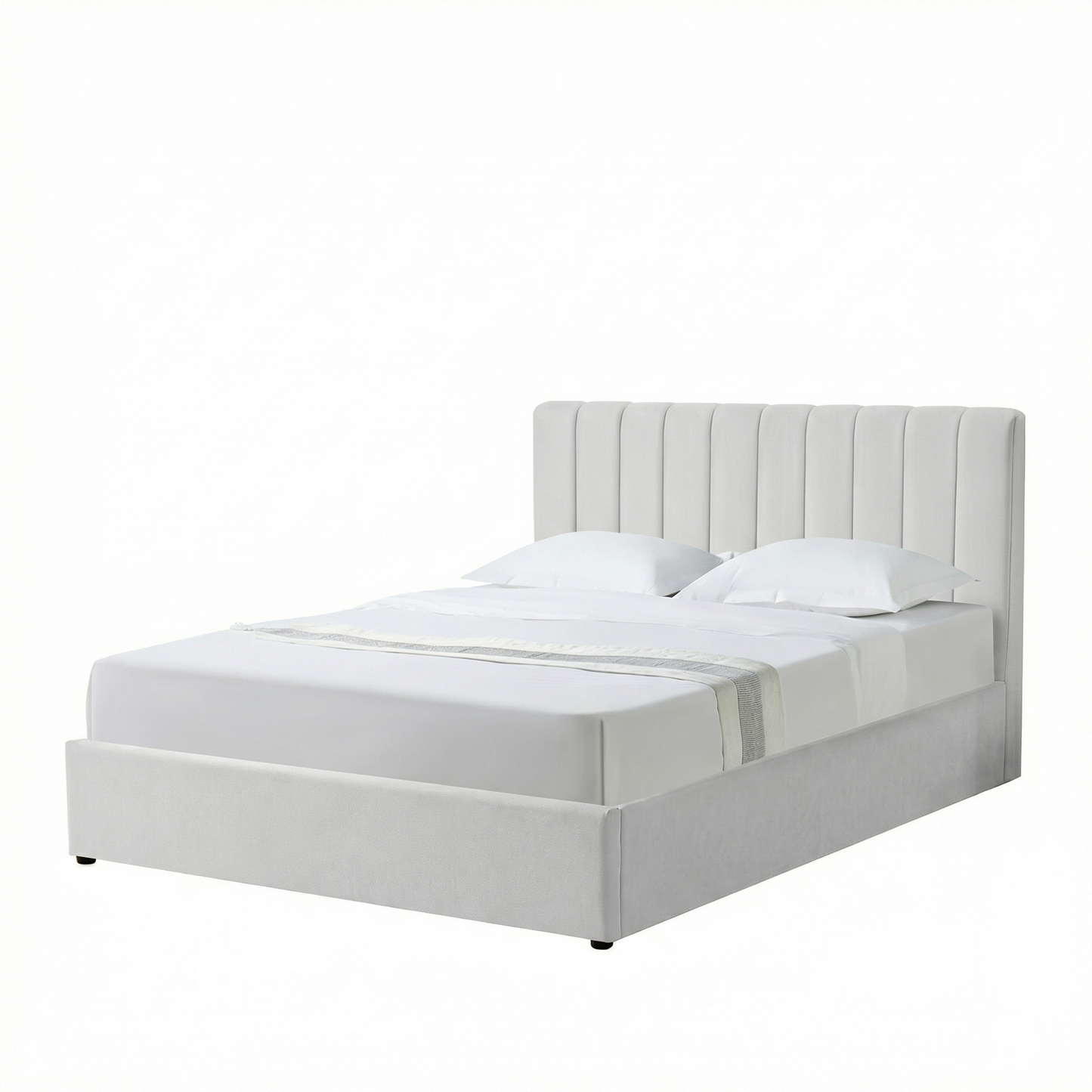 MM - 24204 - LF Fabric King Ottoman Bed Frame