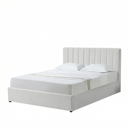 MM - 24204 - LF Fabric King Ottoman Bed Frame