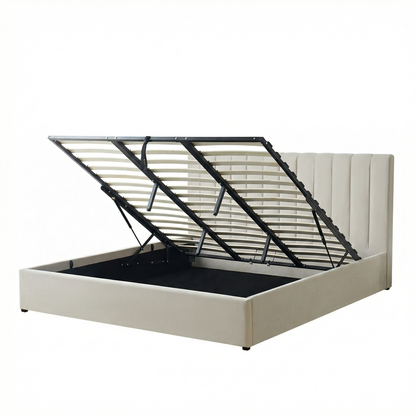 MM - 24204 - LF Fabric Superking Ottoman Bed Frame