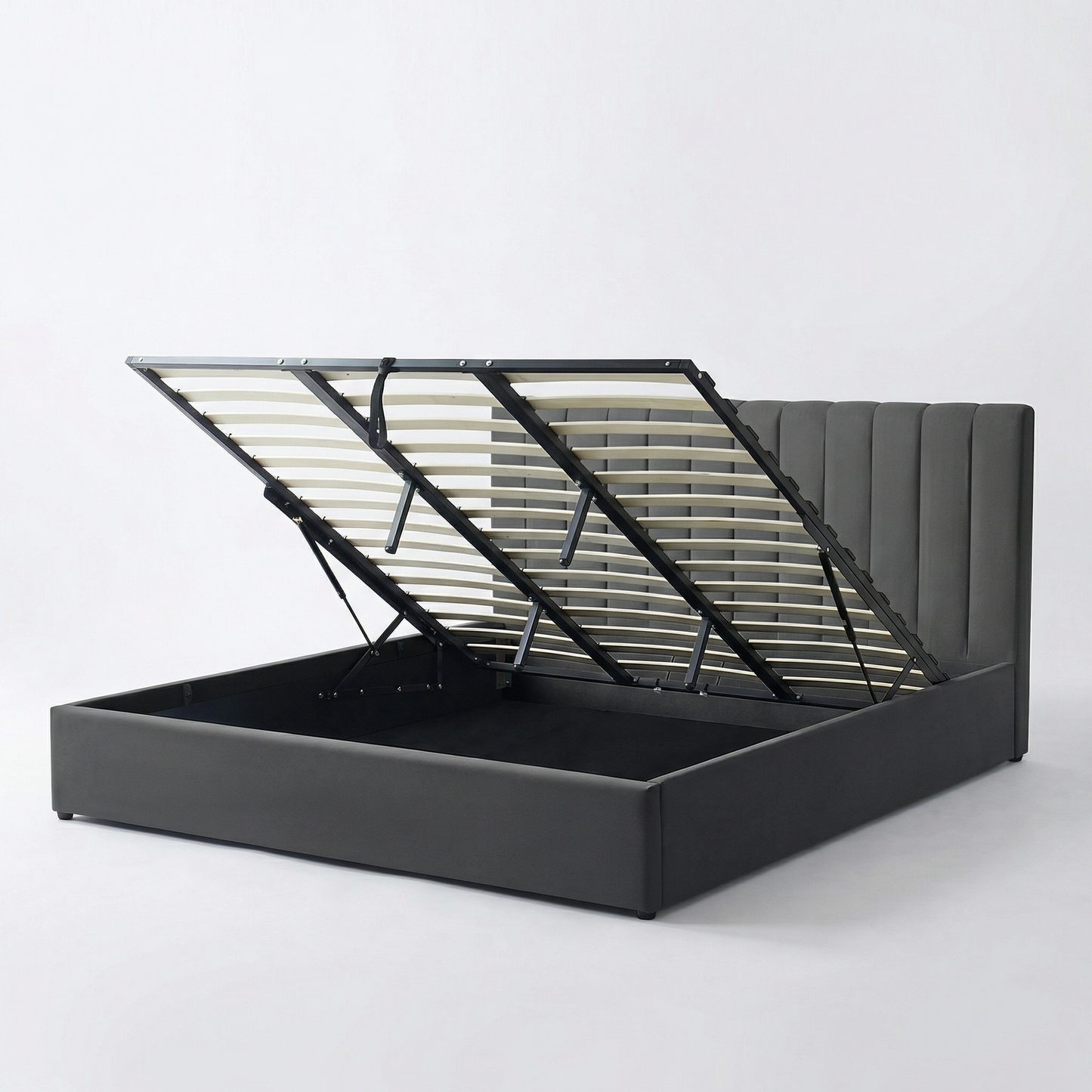 MM - 24204 - LF Fabric Superking Ottoman Bed Frame