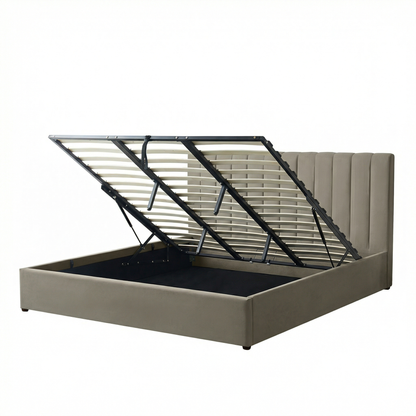 MM - 24204 - LF Fabric Superking Ottoman Bed Frame